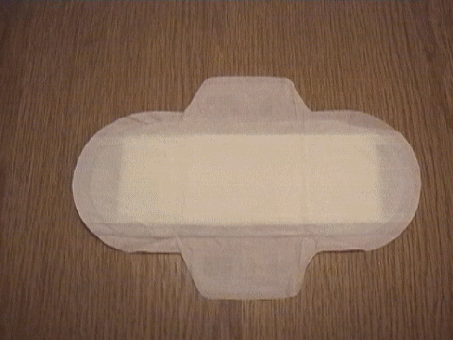 Binde ausgepackt