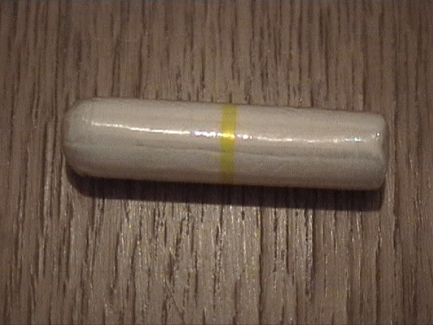 Tampon verpackt